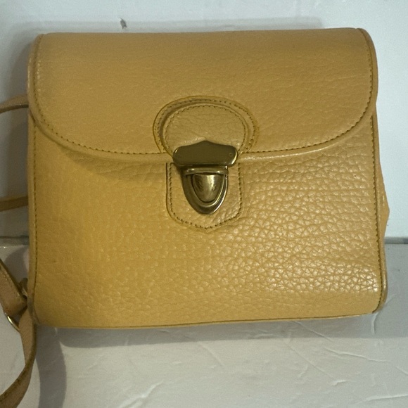 Vintage Dooney and Bourke Palomino  Mini Locking Messenger Bag Crossbody 7x7 - Picture 1 of 15